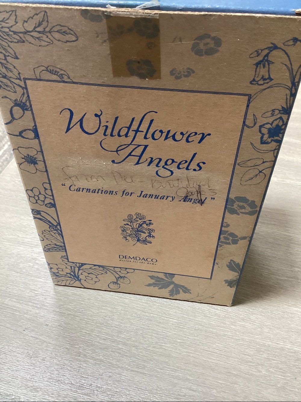 Wildflower Angels January angel 2002 with box. - Picture 5 of 6